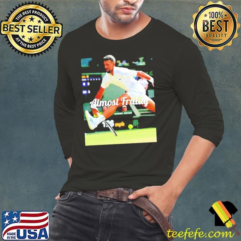 Almost Friday Novak Between the Legs tennic Long Sleeve Tee