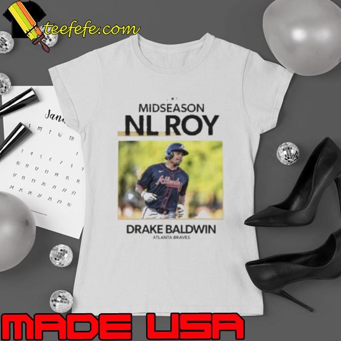 Atlanta Braves Drake Baldwin 2025 NL Rookie of the Year shirt