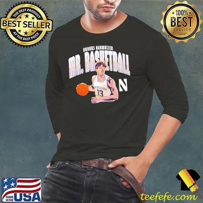 Brooks Barnhizer Mr. Basketball Northwestern Wildcats shirt