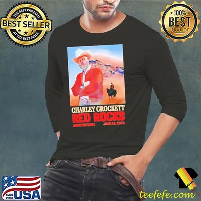 Charley Crockett Red Rocks Amphitheatre In Morrison Live Poster shirt