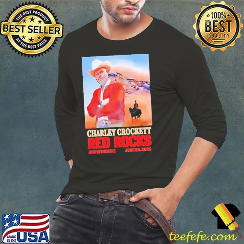 Charley Crockett Red Rocks Amphitheatre In Morrison Live Poster shirt