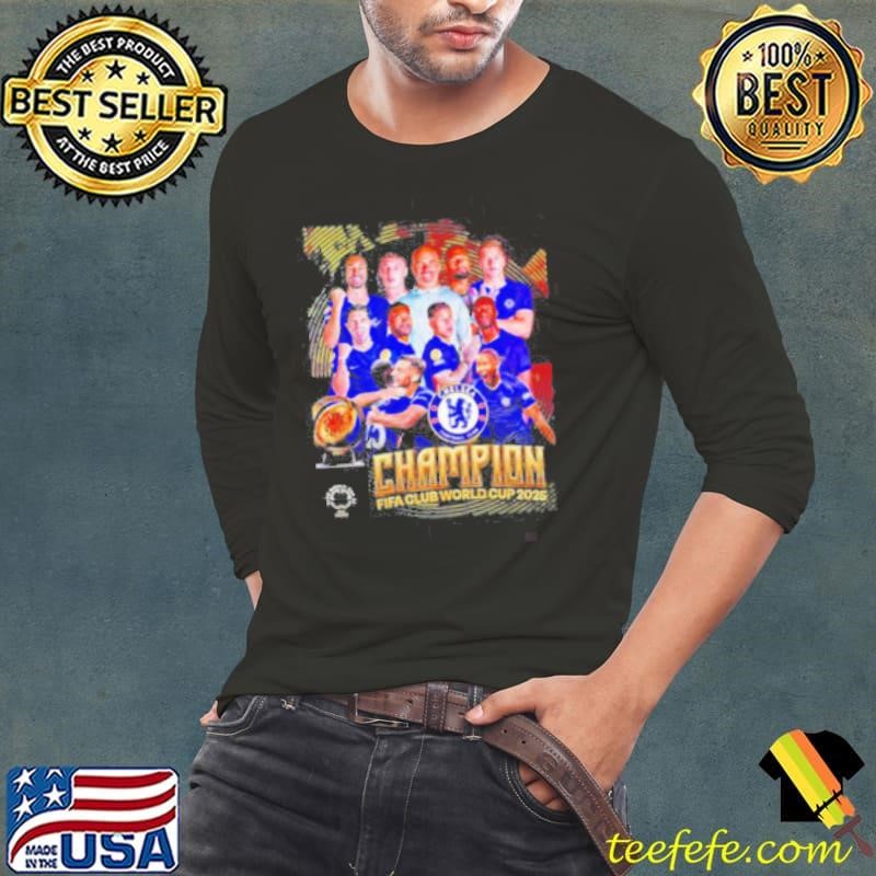 Chelsea 2025 Fifa Club World Cup Champions Winner Long Sleeve Tee