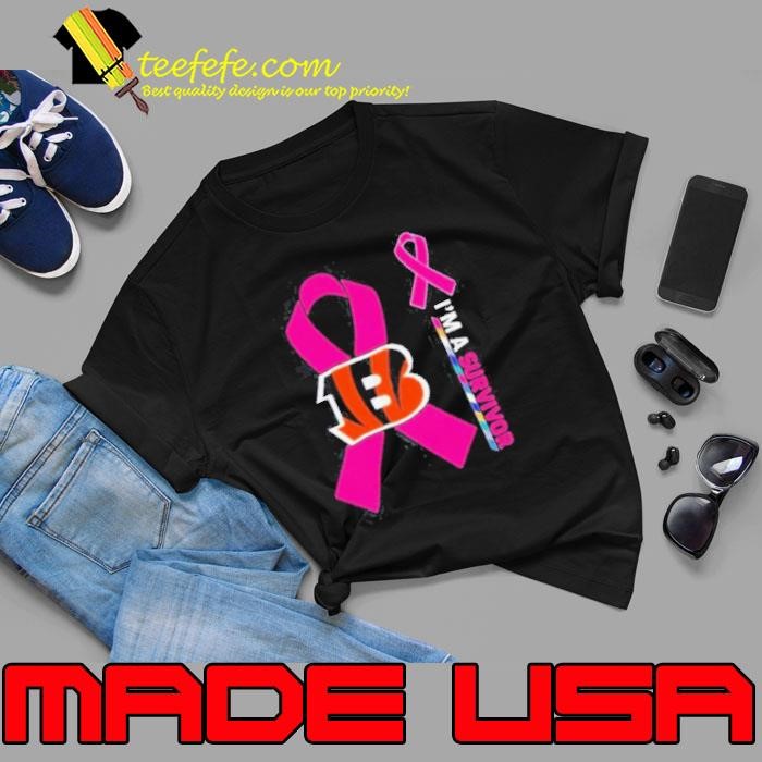 Cincinnati Bengals x Cancer Awareness I’m a survivor shirt
