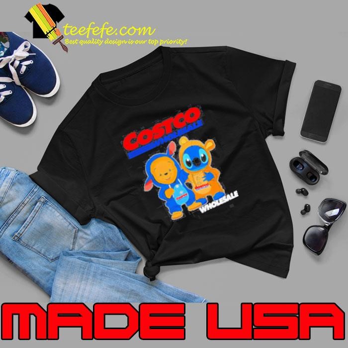 Costco wholesale pooh and stitch friends shirt