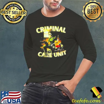 Criminal care unit pattern shirt