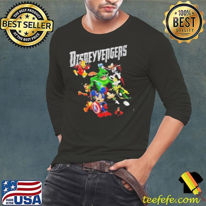Cute Disney Avengers Marvel Superhero Mickey Mouse cartoon shirt