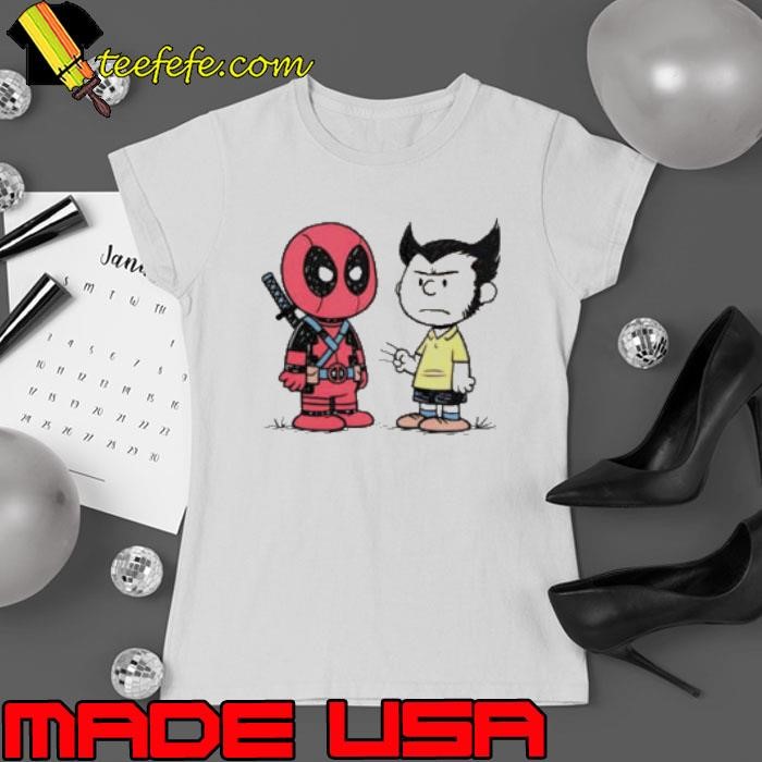 Deadpool And Wolverine Angry Boys Peanuts Ladies tee