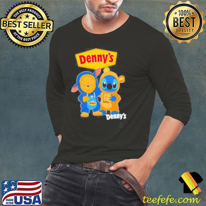 Denny’s pooh and stitch friends shirt