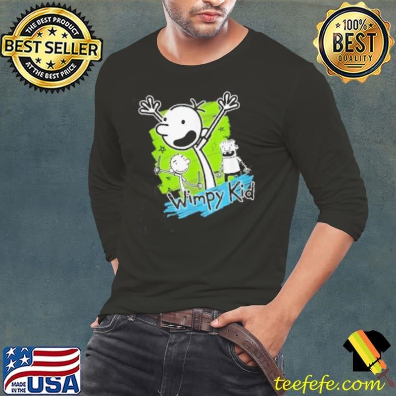 Diary of a Wimpy Kid Greg Stars Doodle Long Sleeve Tee