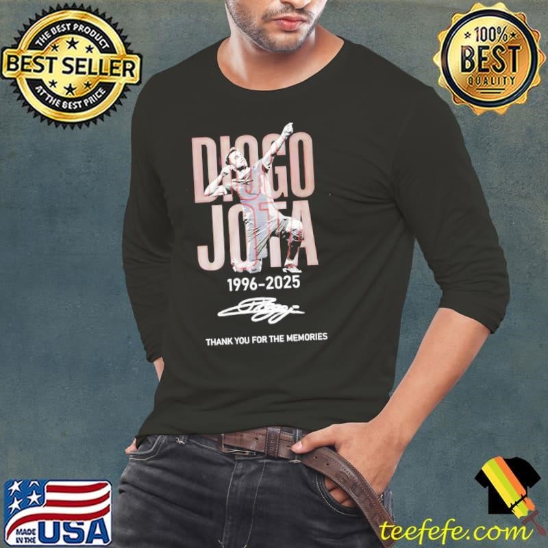 Diogo Jota 1996 2025 thank you for the memories signature shirt