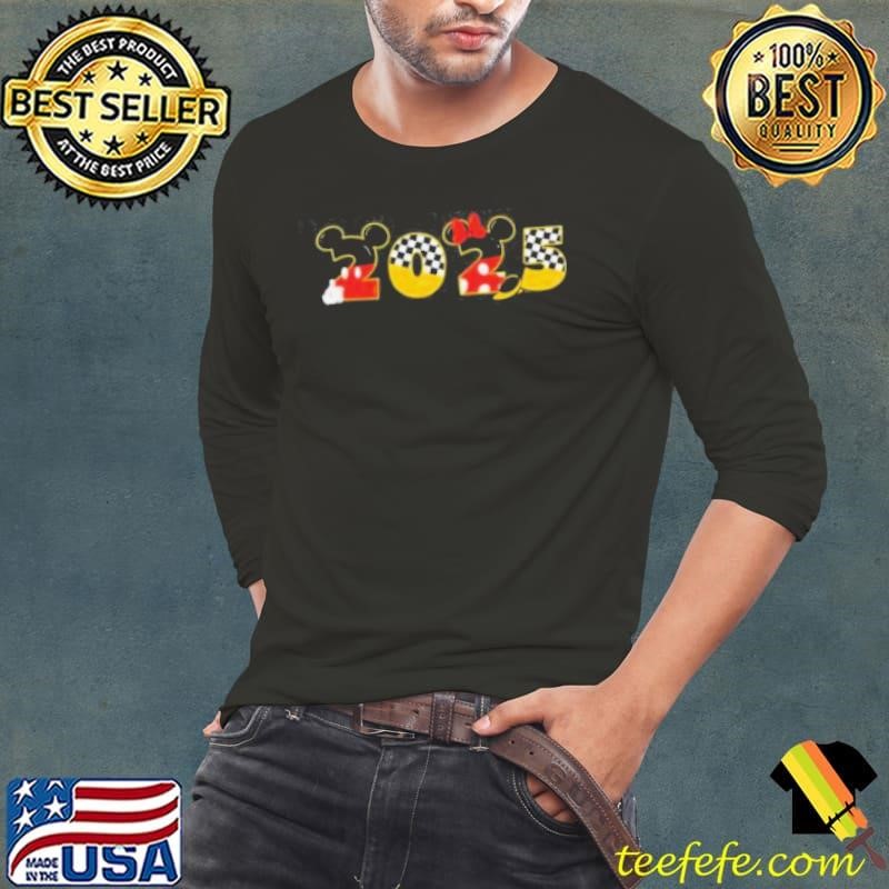 Disney Mickey & Minnie 2025 Vacation + Family Trip Matching Long Sleeve Tee
