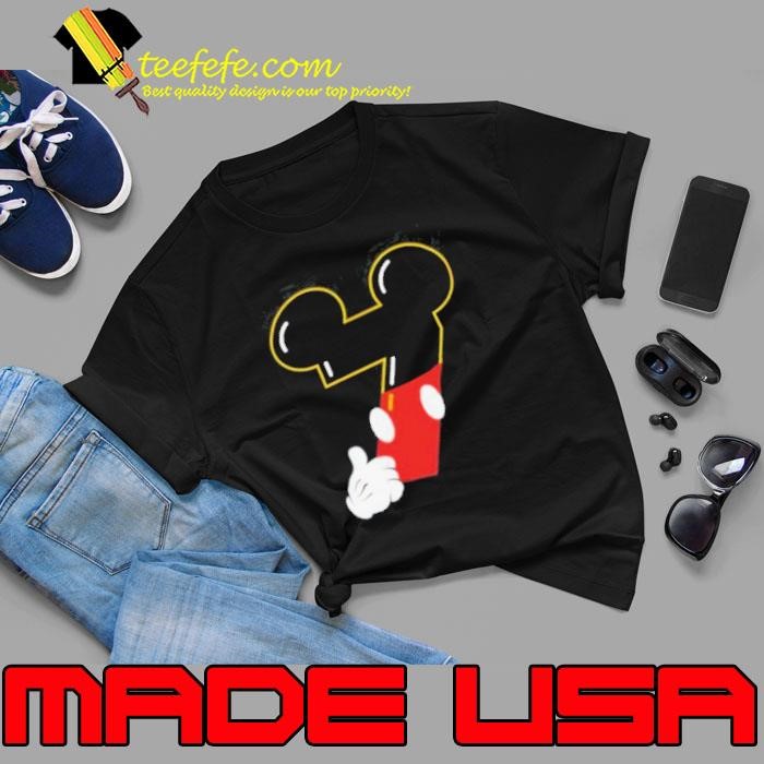 Disney Mickey Numbers _7_ Seventh 7th Birthday Party Gift Unisex