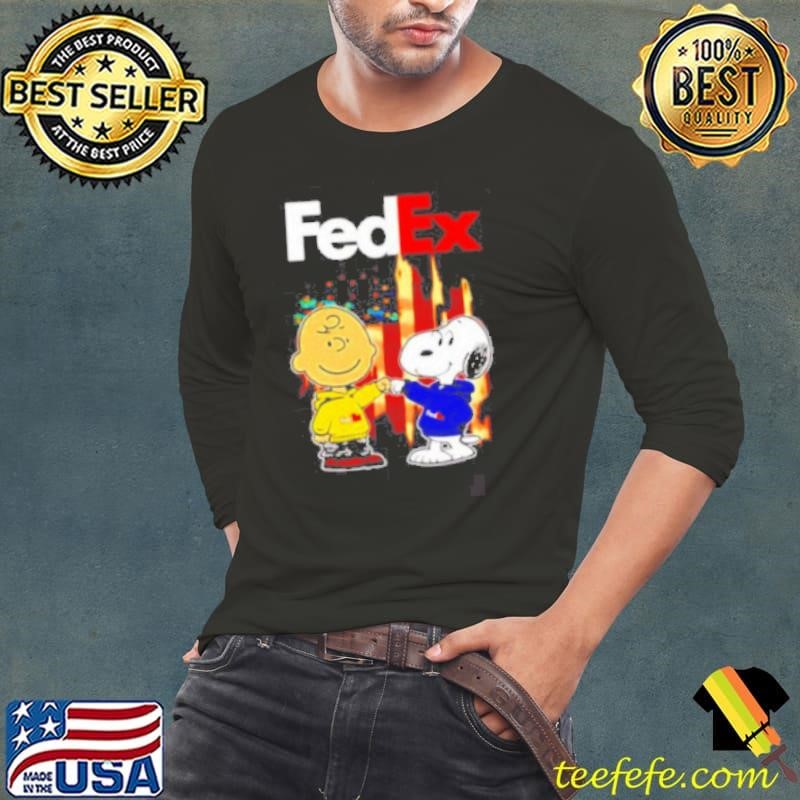 FEDEX Charlie Brown and Snoopy shirt