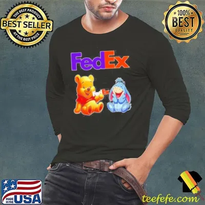 FEDEX Pooh and Eeyore shirt