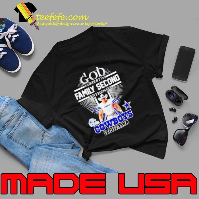 God first family second then Dallas Cowboys Football mascot shirtGod first family second then Dallas Cowboys Football mascot Unisex
