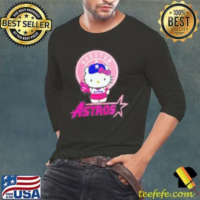 Houston Astros Hello Kitty pink girl shirt