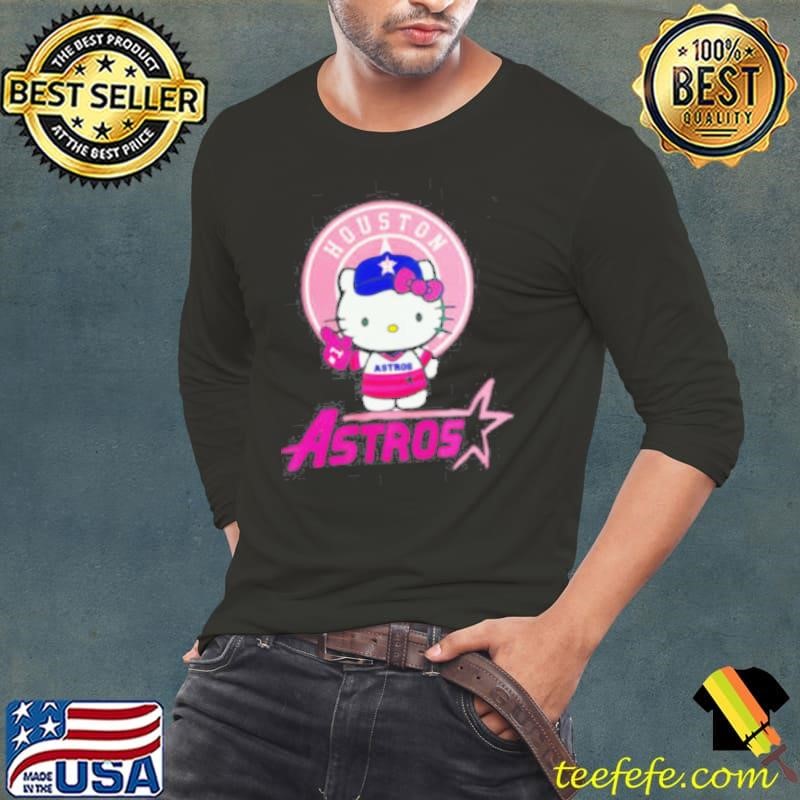 Houston Astros Hello Kitty pink girl shirt