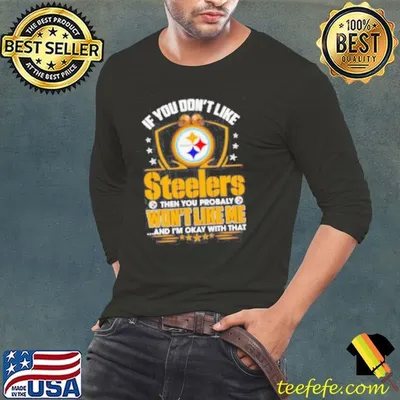 If you don’t like Steelers then you probably won’t like me and I’m okay with that shirt