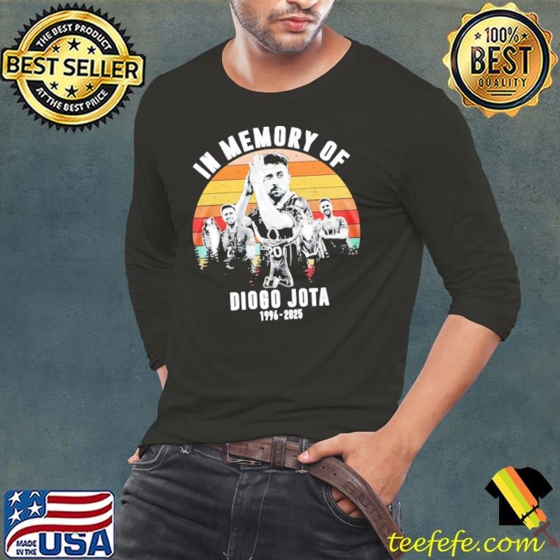 In Memory Of Diogo Jota 1996 2025 Vintage Long Sleeve Tee