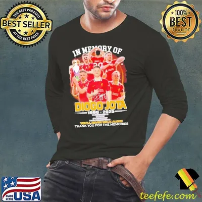 In memory of Diogo Jota 1996 2025 you’ll never walk alone memories signature shirt