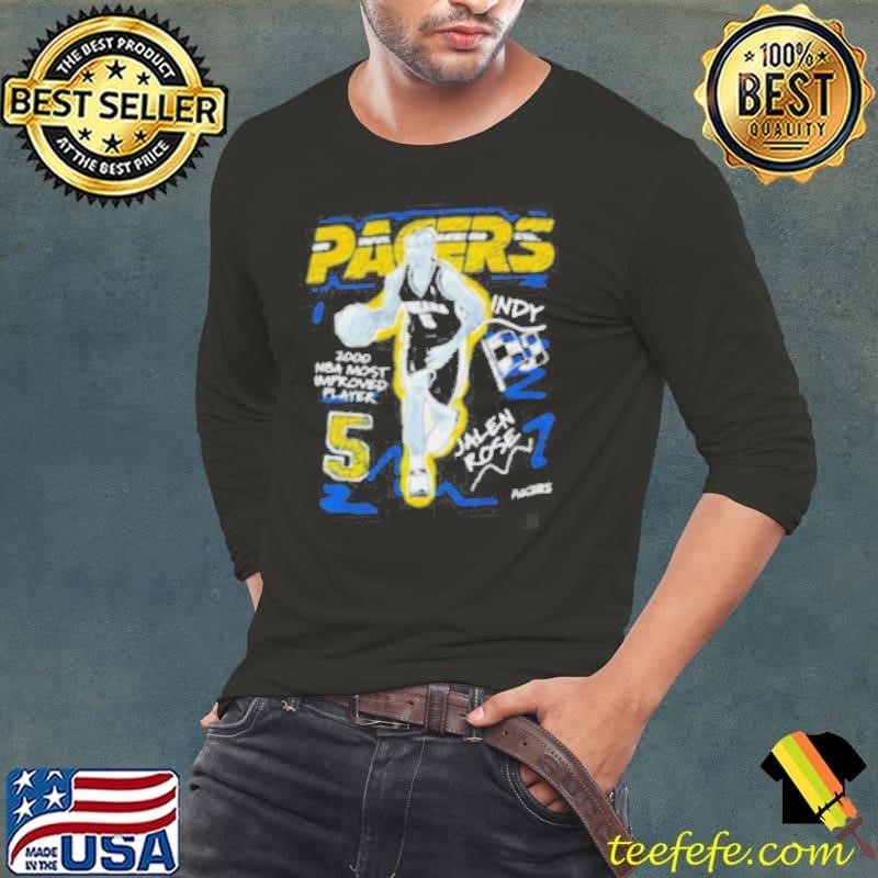Indiana Pacers Jalen Rose NBA most improved player shirt