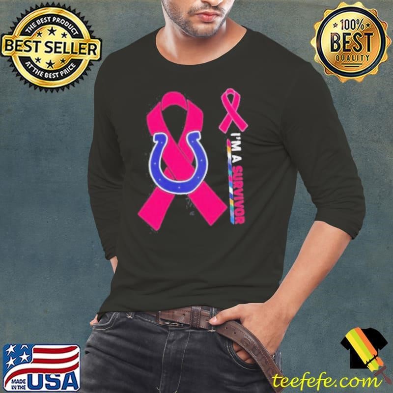 Indianapolis Colts x Cancer Awareness I’m a survivor shirt