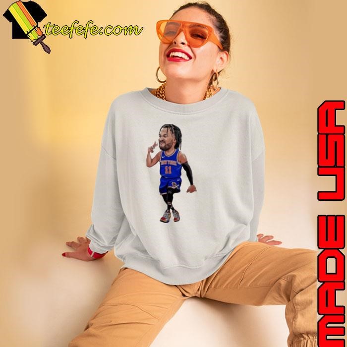 Jalen Brunson Art New York Knicks jersey cartoon Sweatshirt