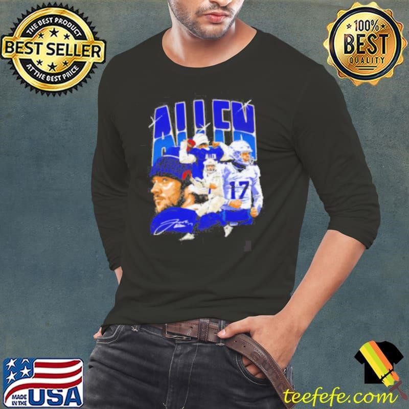 Josh Allen Buffalo Collage signature football shirt