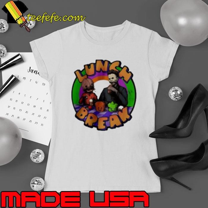 Lunch Break horror Ladies tee