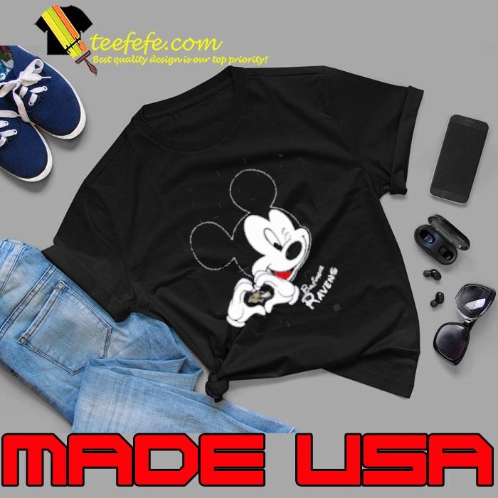 Mickey Mouse Love for Baltimore Ravens Unisex