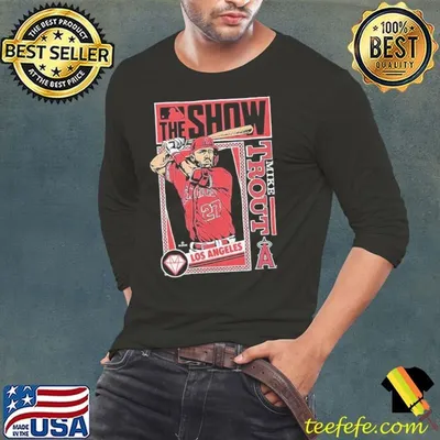 Mike Trout Los Angeles Angels MLB The Show Baseball shirt
