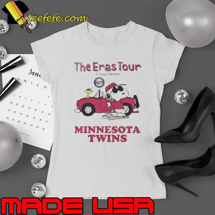 Minnesota Twins The Eras Tour Snoopy Ladies tee