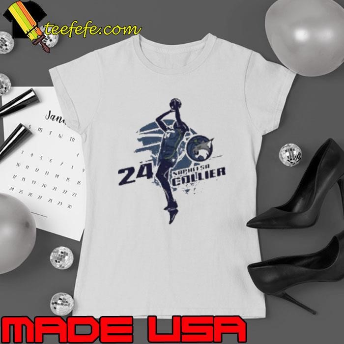 Napheesa collier Minnesota lynx silhouette Ladies tee