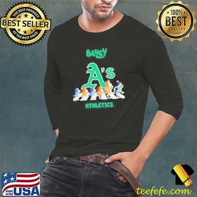 Oakland Athletics Bluey Baseball Fan shirt