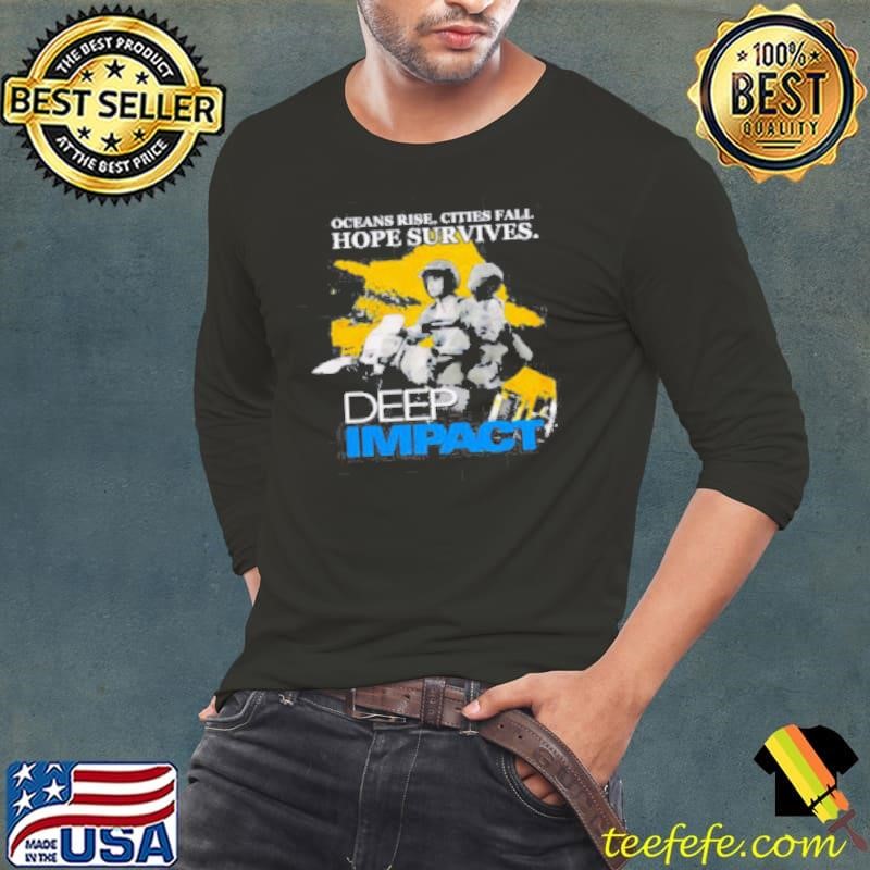 Ocean rise cities fall hope survives Deep Impact Long Sleeve Tee
