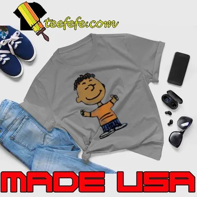 Peanuts Franklin Character cartoon cute shirt