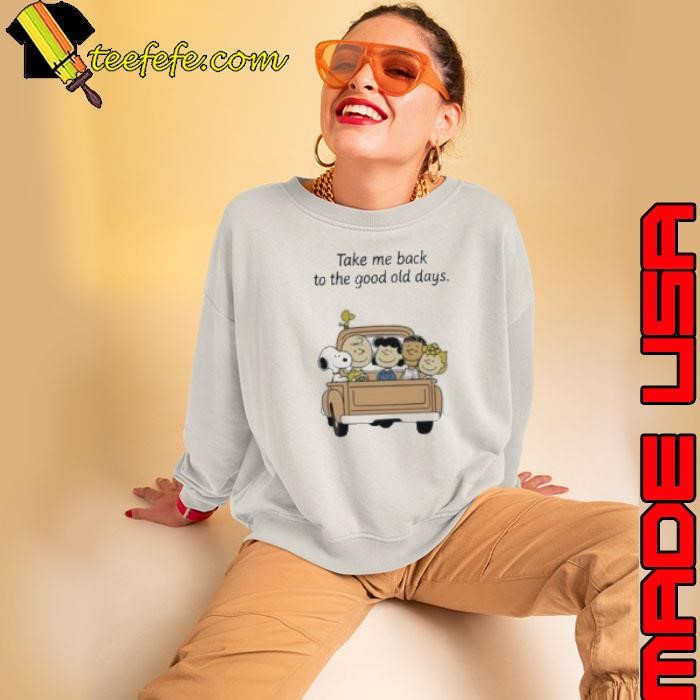 Peanuts characters take me back to the good old days Sweatshirt