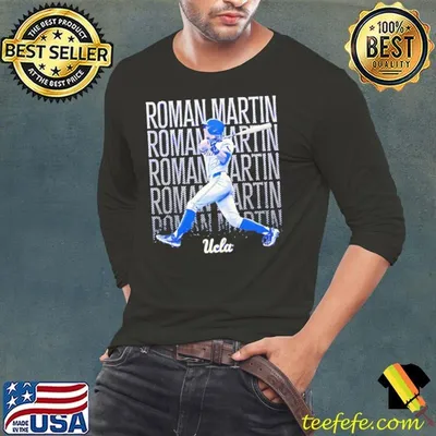 Roman Martin Ucla Bruins baseball Action Shot shirt