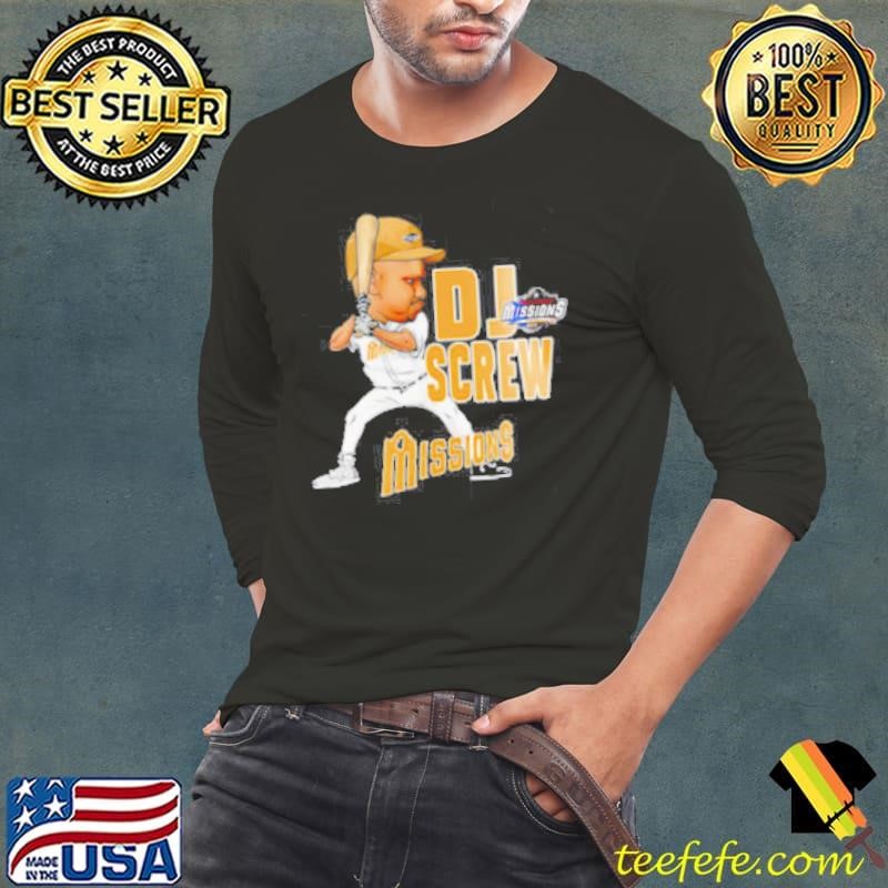 San Antonio Missions DJ Screw 2025 Baseball shirt
