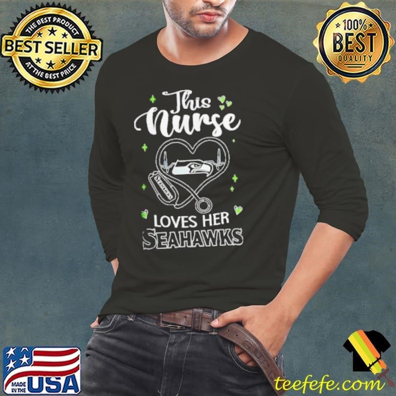 Seattle Seahawks NFL this Nurse Appreciation Month 2025 Long Sleeve Tee