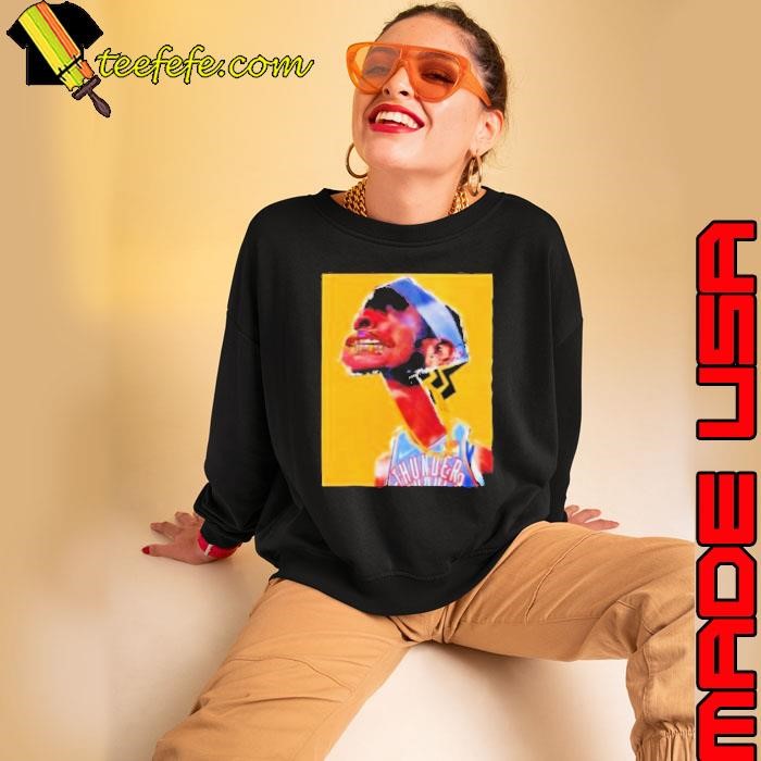 Shai Gilgeous Alexander grillz Oklahoma City Thunder Basketball art Sweatshirt