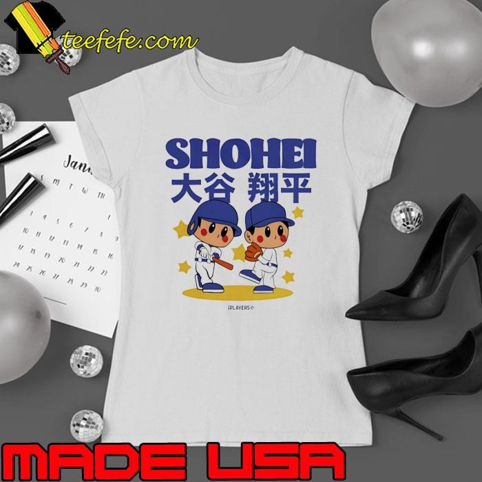 Shohei Ohtani Los Angeles Dodgers Mid-Summer caricature Ladies tee