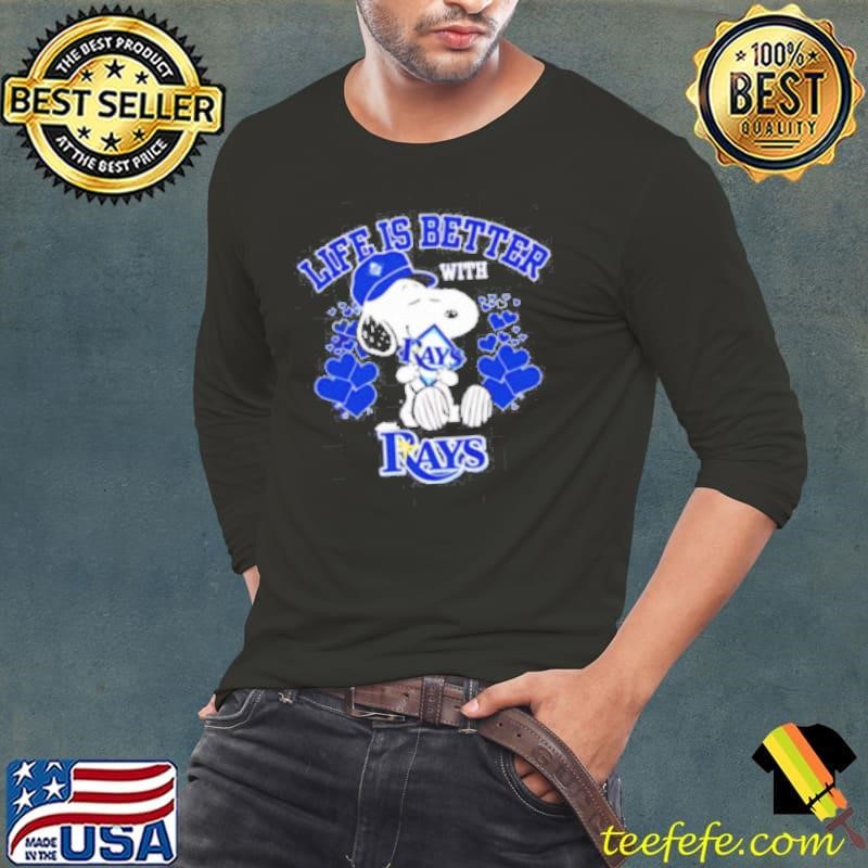 Snoopy Life is better with Rays Long Sleeve Tee