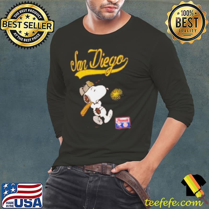 Snoopy Peanuts Ripple Junction San Diego Baseball shirt