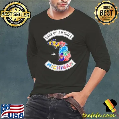 Sons of America Michigan sports shirt