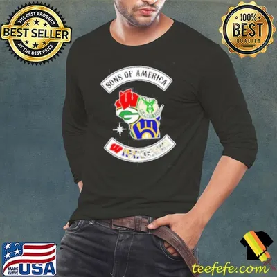 Sons of America Wisconsin sports shirt
