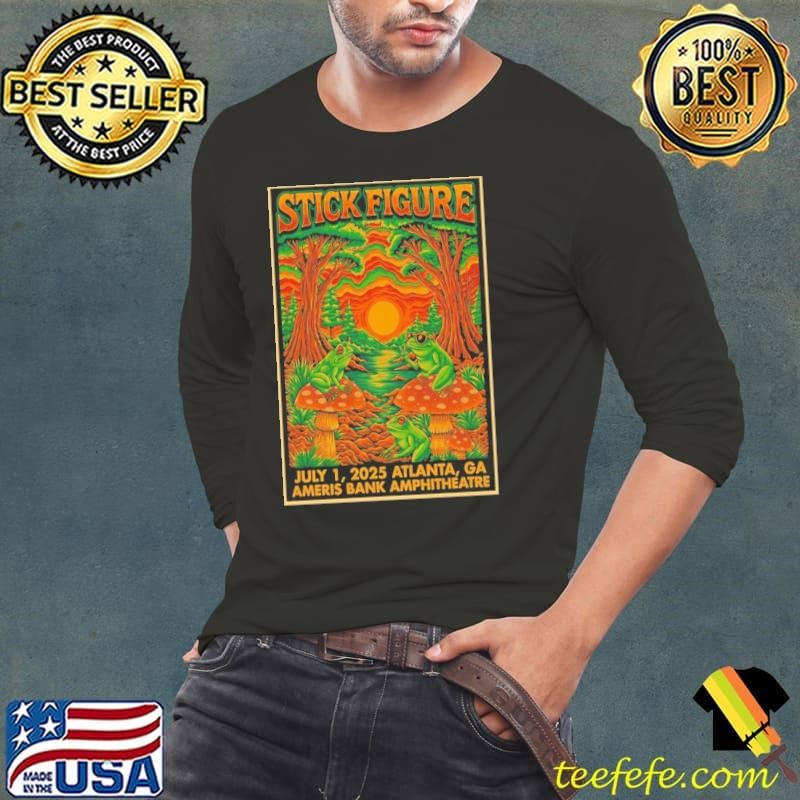 Stick Figure July 1 2025 Ameris Bank Amphitheatre Alpharetta GA Poster Shirt