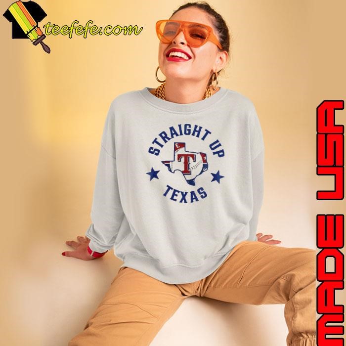 Straight up Texas Rangers logo Sweatshirt