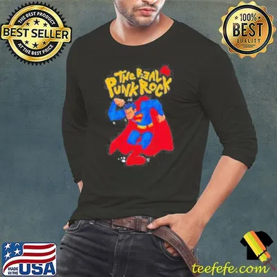 Superman Circle Jerks the real punk rock shirt
