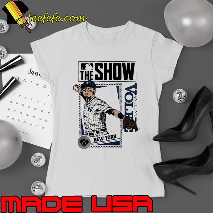 The Show Yankees Anthony Volpe New York Yankees MLB Ladies tee